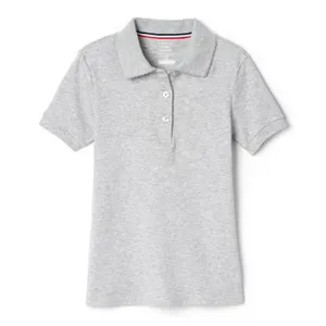 Girls CCA Polo (Grey) with CCA Logo