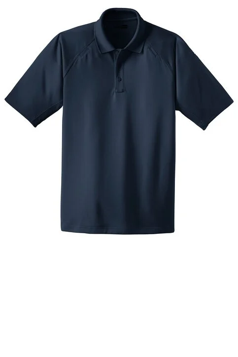 Navy tactical performance polo shirt, men's cut