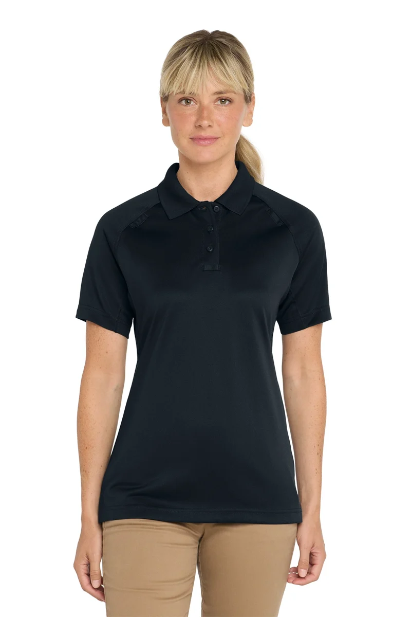 Navy tactical performance polo shirt, women's cut