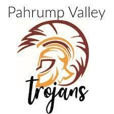 Pahrump Valley Trojans spirit shirts in maroon, black and athletic heather